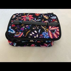 Large Vera Bradley makeup organizer.